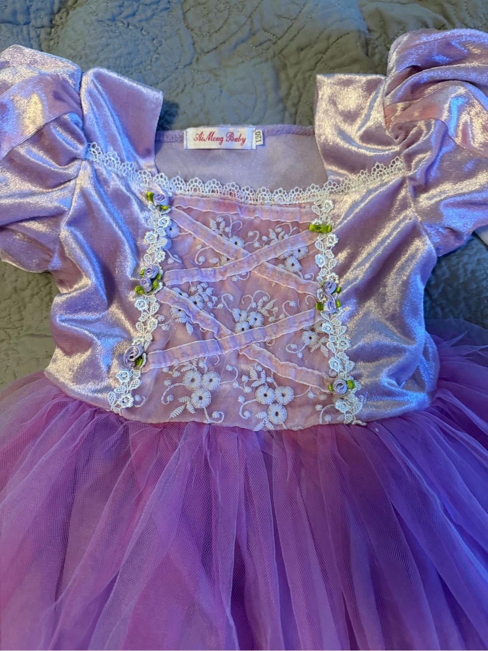 Purple Princess Tulle Cinderella-like Dress Costume - Kids - Picture 2 of 9